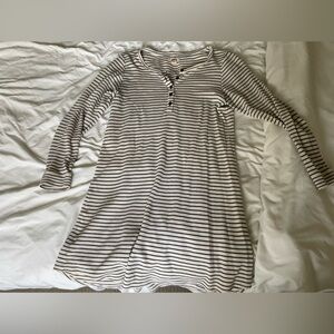 Madewell striped Henley dress

Size S